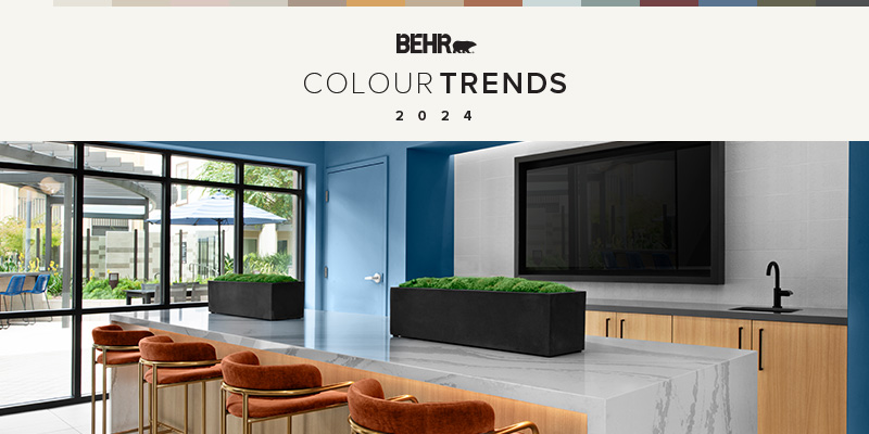 Get inspired with BEHR Colour Trends 2024