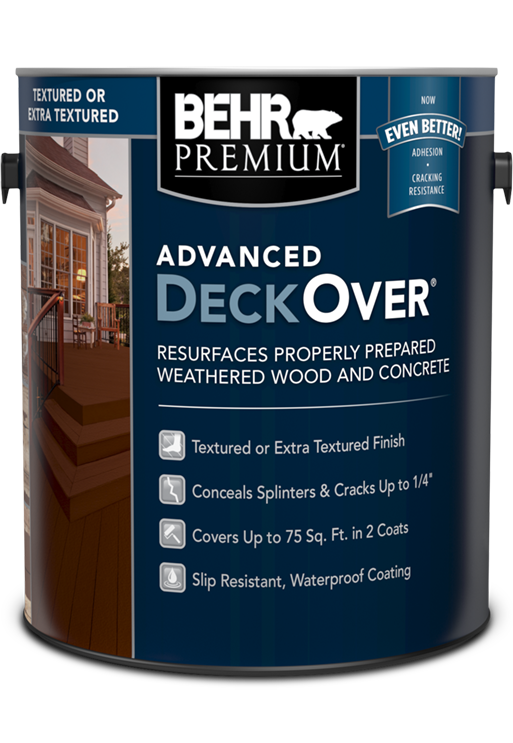 1 gal can of Behr Premium Advanced DeckOver Textured