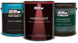 Exterior paint products