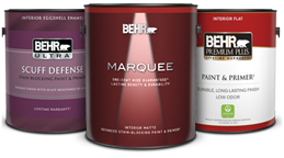 Interior paint products
