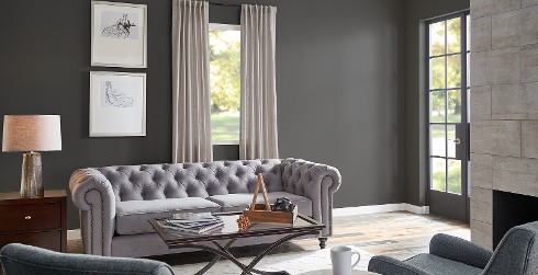 Blue Grey Living Room Grey Living Room Gallery Behr Canada