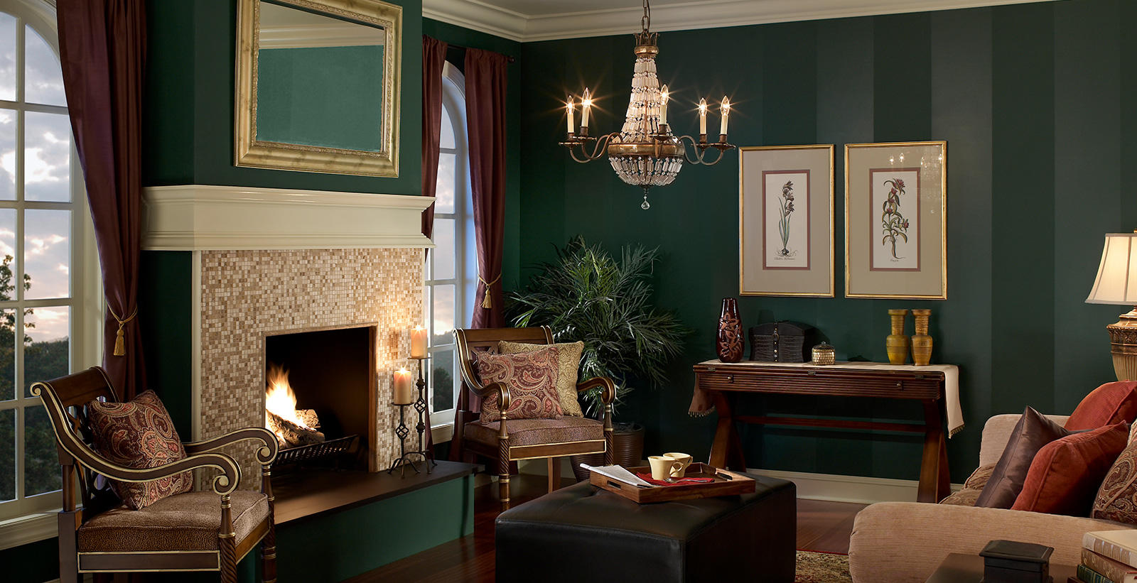 Romantic Living Room | Classic Living Room Gallery | Behr ...