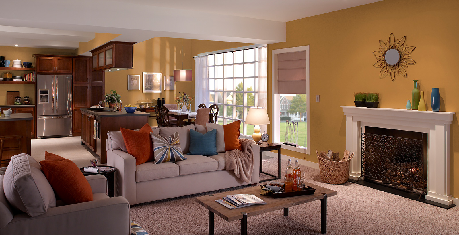  Paint Colors For Open Concept Living Areas for Small Space