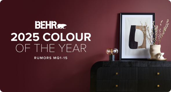 Behr Colour of the Year 2025 banner