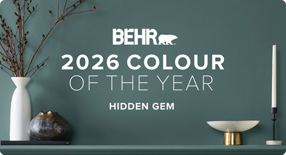 Behr Colour of the Year 2026 banner
