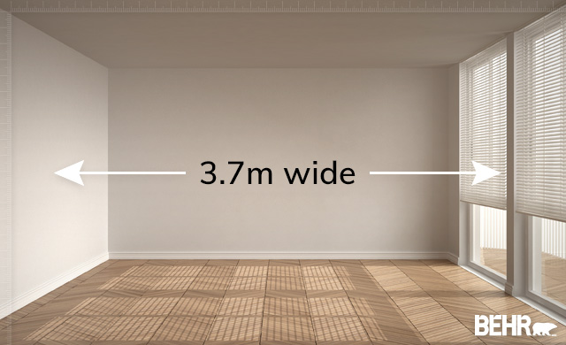 3.7 m guide for how much paint is needed