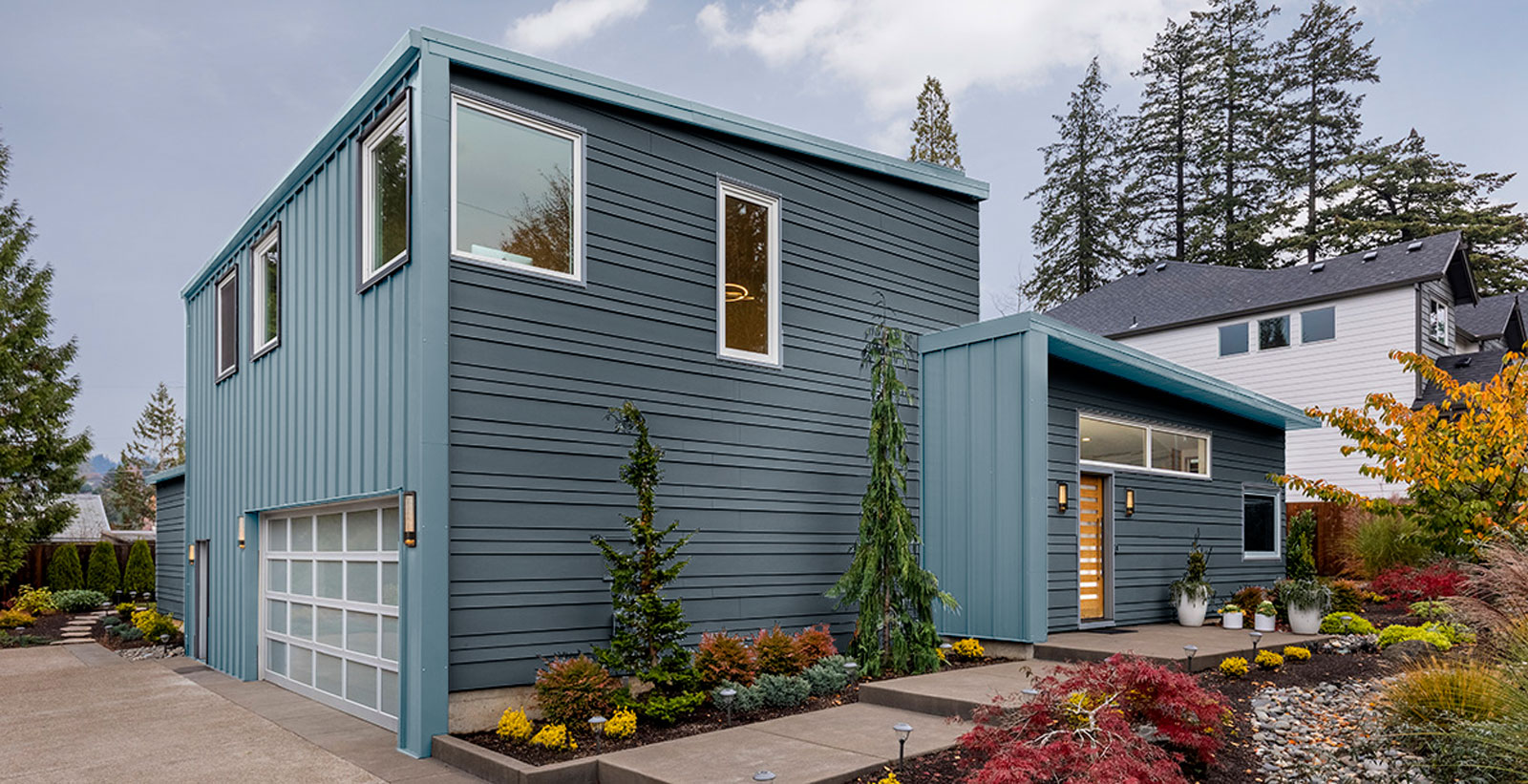cool magnetic & modern home exterior