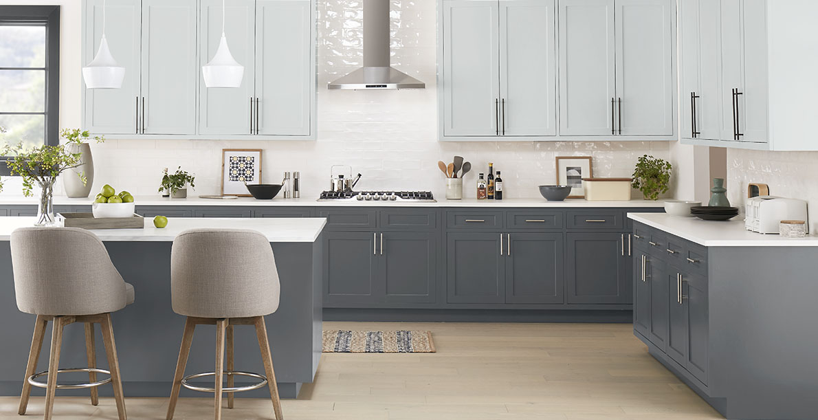 grey modern cozy & inviting kitchen