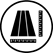 Icon representing length and width dimensions to determine square footage