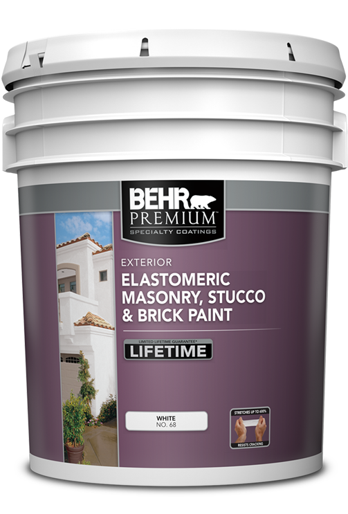Specialty Elastomeric Masonry Stucco and Brick Paint BEHR