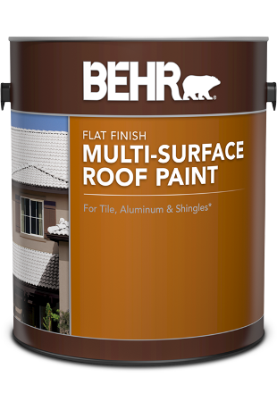 1 gal can of Behr Multi-Surface Roof Paint