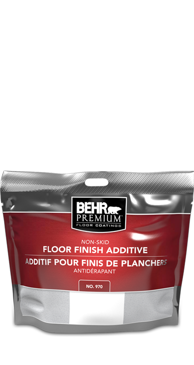 Bag of Behr Premium Non-Skid Floor Finish Additive