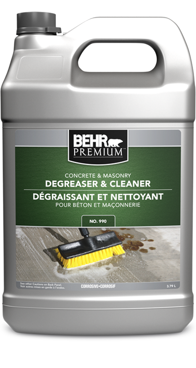 Jug of Behr Premium Concrete and Masonry Degreaser and Cleaner