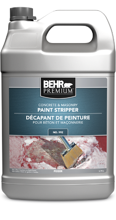 Jug of Behr Premium Concrete and Masonry Paint Stripper