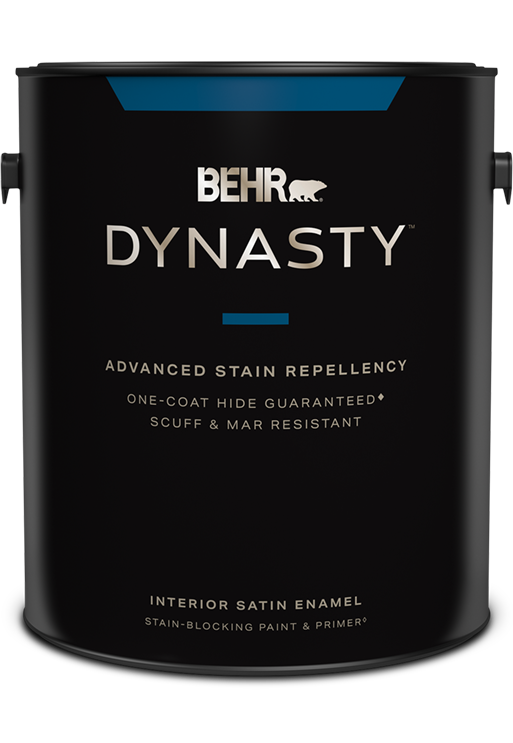 1 gal can of Dynasty Interior Paint, satin enamel