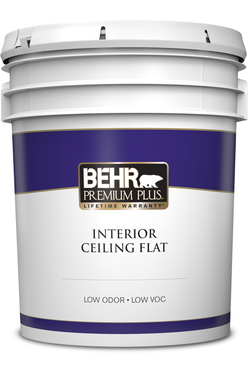 5 gal pail of Premium Plus ceiling paint