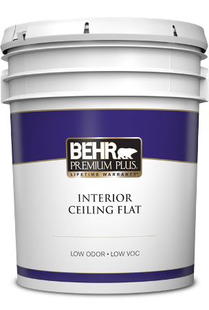 5 gal pail of Premium Plus ceiling paint