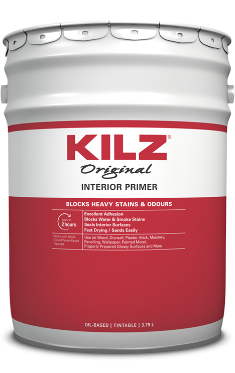 Bucket of Kilz Original Primer