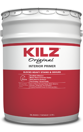 Bucket of Kilz Original Primer