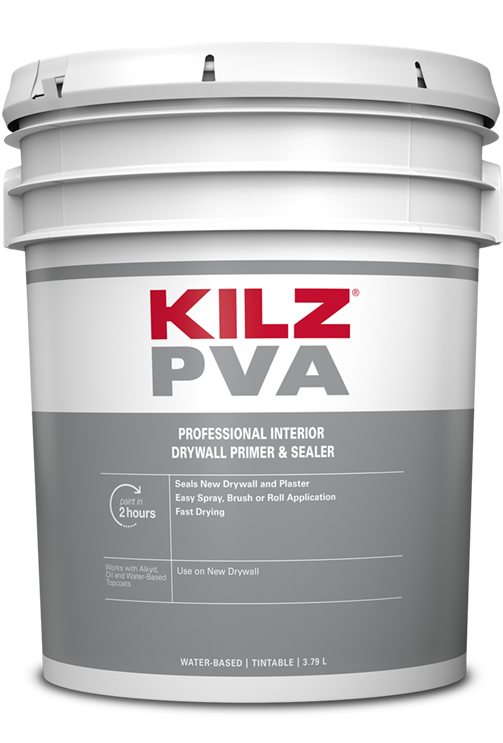 Bucket of Kilz PVA Primer
