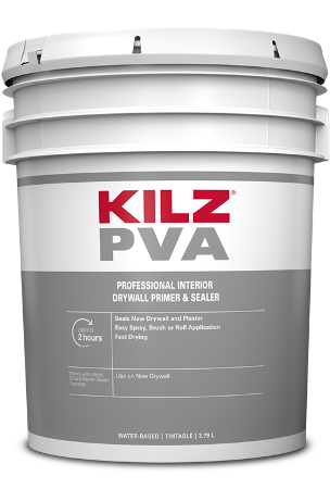 Bucket of Kilz PVA Primer