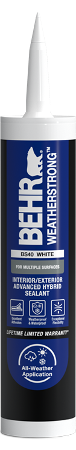Container of Weatherstrong™ Interior/Exterior Advanced Hybrid Sealant