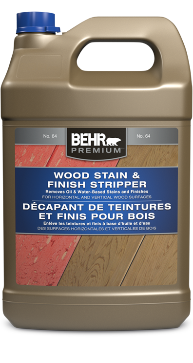 One jug of Behr Premium Wood Stain & Finish Stripper