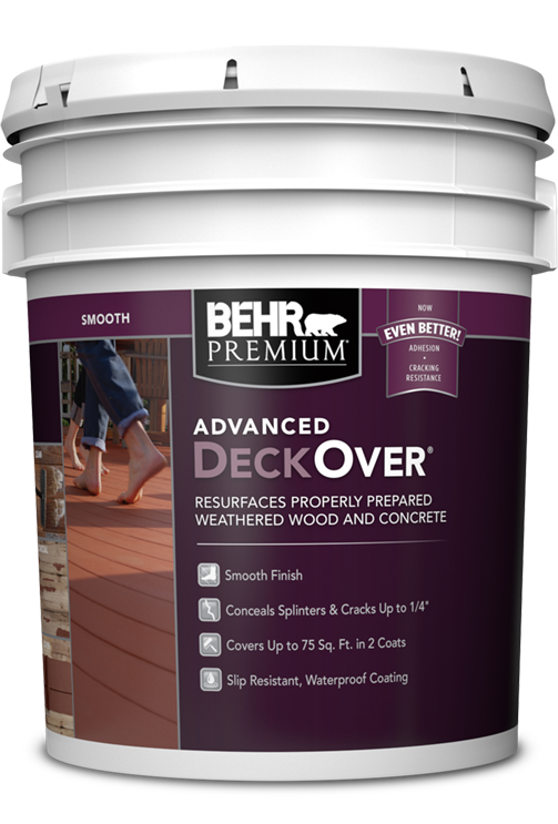 5 gal pail of Behr Premium Advanced DeckOver Smooth