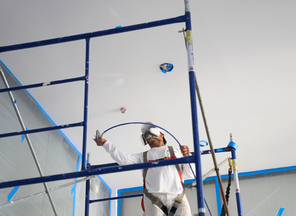 Pro painting ceiling
