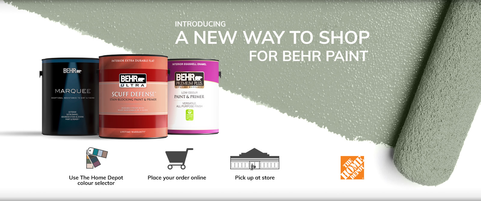 A new way to shop for BEHR Paint