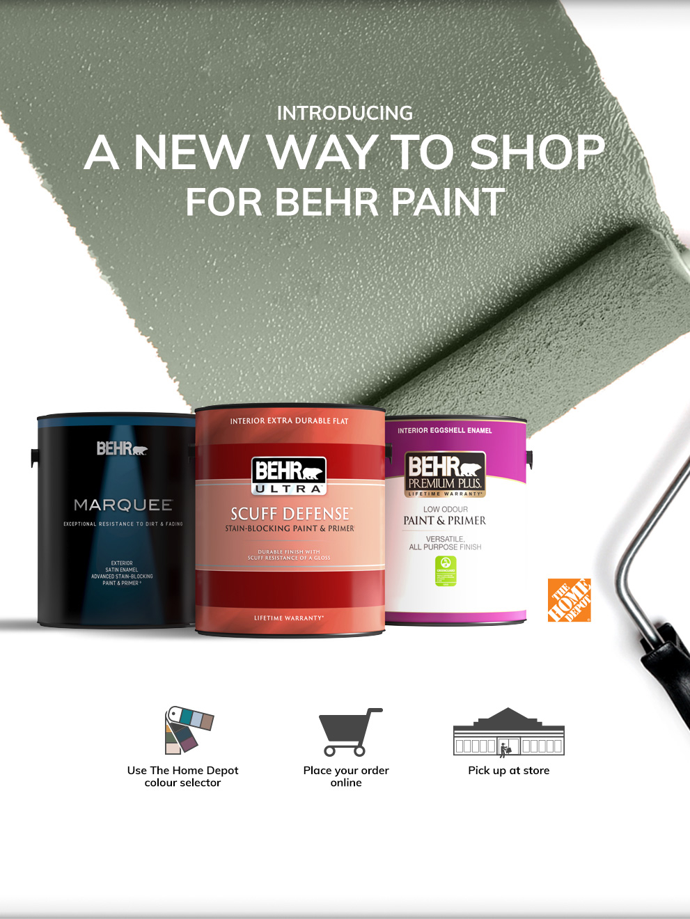 A new way to shop for BEHR Paint - shop now