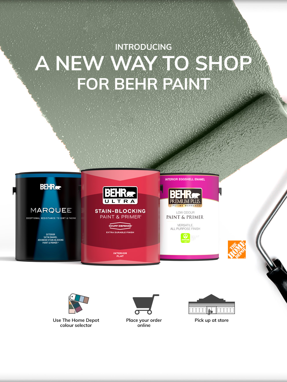 A new way to shop for BEHR Paint - shop now