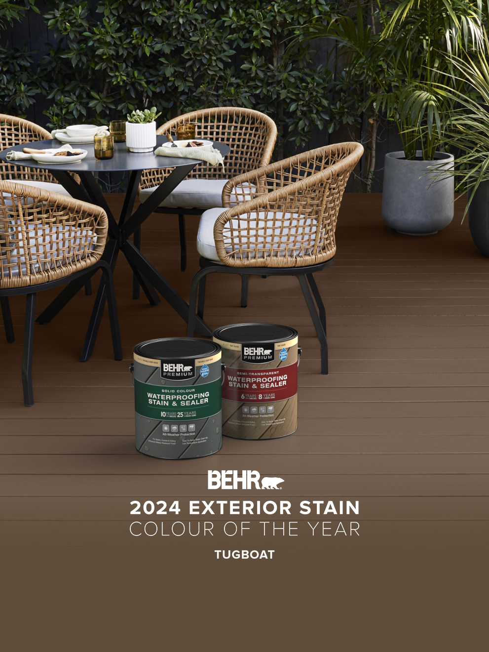 Mobile version of the BEHR 2024 Exterior Colour of the Year - Tugboat