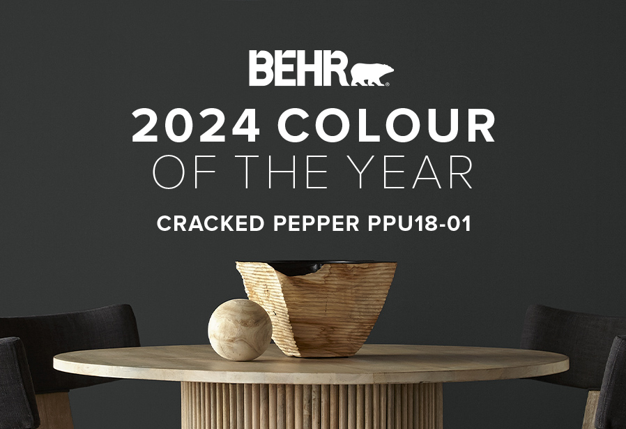 BEHR 2024 Colour of the Year - Cracked Pepper