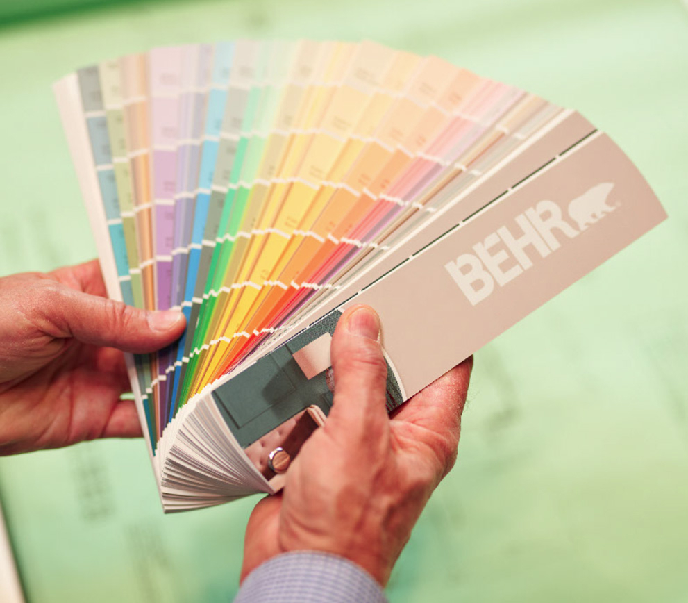 Behr color fan deck