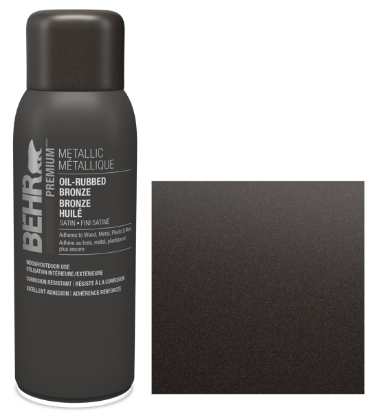 Spray-Paint-Oil-Rubbed-Bronze - Colourfully BEHR